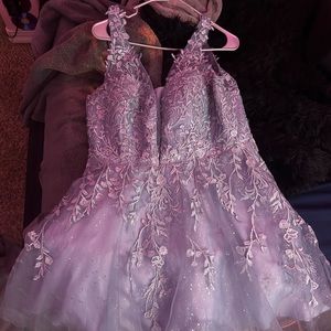 Light blue homecoming/prom dress